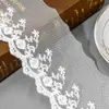 En Stock Ribete de Encaje Tela Bordada Hanfu Lolita Ropa Infantil Accesorios de Costura DIY Tocado Malla para Muñecas