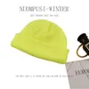 Gorro Corto de Punto para Hombre Estilo Coreano para Otoño e Invierno, Gorro de Lana Transfronterizo, Gorro Melón Estilo Propietario para Mujer