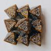 Dados de Patrón de Dragón de 8 Caras Elemento Dragón Dados Polifacéticos D8 Juego de Mesa Dungeons and Dragons de Diez Piezas Set Transfronterizo Dados