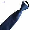 Venta al por mayor del fabricante Corbatas Rojas con Cremallera para Hombres y Mujeres, Vestimenta Formal de Negocios para Novio, Boda Estilo Coreano Corbata Rayada Perezosa Sin Corbata