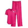 Aliexpress Roupa para Lavar Roupa à Mão Transfronteiriça Conjunto Feminino Salão de Beleza Centro de Confinamento Roupa de Trabalho Odontológico Roupa de Médico e Enfermeiro Personalização