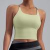 Chaleco Deportivo de Combinación de Colores Transfronterizo Ropa Interior de Fitness Sin Costuras para Mujer Espalda Bonita Top de Yoga