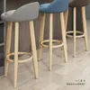Cadeira de Bar Luxo Acessível Moderna Simples Cadeira de Bar Recepção Caixa Cadeira Traseira Casa Banqueta Alta Banqueta de Bar Arte em Ferro