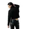 Nueva chaqueta de otoño vintage estilo corte con doble fila de botones plateados, cuello alto, botones diagonales, chaqueta negra ajustada, abrigo simple y versátil