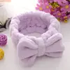 Amazon Joyería Transfronteriza Coral Coreano Polar Lavado Facial Banda para el Cabello Muñequera Lavado Facial Felpa Maquillaje Regalo Lazo