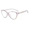 Óculos de Sol Feminino Estilo Literário Olho de Gato Europeu e Americano para Comércio Exterior, Liso, Retrô, Anti-Luz Azul, Masculino Transfronteiriço, Nova Moda, Atacado, Moda Tendência