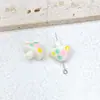Cuentas de Hongo de Acrílico Estéreo de Doble Cara con Goteo de Aceite para Accesorios de Cabello DIY Cadena para Teléfono Celular Bolso Llavero Colgante Material de Cuentas Sueltas