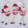 Colgante Decoración Árbol de Navidad Personalizado Muñeco de Nieve Navideño Papá Noel Muñeco Colgante Decoración de Ambiente