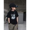 Camiseta de manga corta para niño verano 2023 nueva moda camiseta de verano para niño para niño top de media manga para niño