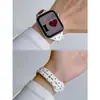 Correa de Silicona para Reloj con Diseño de Lunares en Corte Diagonal y Cintura Delgada Compatible con Apple Watch 12 11 iWatch Ultra Pulsera Estampada
