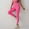 Pantalones de Yoga sin Costuras de Cintura Alta de Secado Rápido para Mujer Venta al por Mayor Pantalones de Fitness Ropa de Gimnasio Pantalones de Cintura Alta
