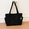 Bolsa de Hombro de Pana de Gran Capacidad Nueva de Verano 2026 para Estudiantes Femeninas que Asisten a Clase y Van al Trabajo, Bolso de Mano/Hombro