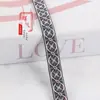 Fita Jacquard em Forma de Laço de Figura 8 de 1,5cm Decoração de Janela Têxtil para Casa Decoração de Roupas Acessórios de Renda Artesanato DIY