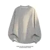 Moletom Estampa Zebra Masculino Gola Redonda 2026 Primavera Novo Retro Americano Tendência Marca Legal Solto Tamanho Grande Camiseta de Manga Longa
