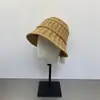 Sombrero de Pescador de Paja Tejida de Color Sólido Hueco Estilo Coreano, Sombrero de Sol de Verano con Protección Solar para Mujer, Sombrero de Playa que Hace que la Cara Parezca Más Pequeña
