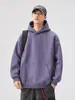 Roupas Masculinas Fengshe / Moletom com Capuz, Bolso Grande, Estilo Retrô Japonês, Nova Coleção Primavera e Outono, Cor Sólida, Versátil, Para Estudantes, Marca Tendência