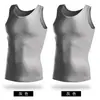 Chaleco de Algodón Puro para Hombre Estilo Nuevo con Canalé Fino Elástico en Negro y Blanco, Adecuado para Jóvenes Adultos, Deportes, Espalda de Nadador, Hombro Estrecho, Venta al por Mayor