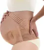 Cinto de Suporte Abdominal Ajustável para Gestantes Suporte de Cintura Respirável Algodão Elástico Cinto de Suporte Abdominal para Meio e Fim da Gravidez