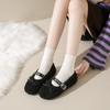 [Personalizado] C19 Zapatos de Mujer de Nueva Tendencia 2024 Estilo Invierno Forrados de Vellón para Casa y Exterior Cálidos Zapatos de Algodón Casual Puro