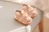 Sandálias de Bebê 1-2 Anos Sapatos Antiderrapantes para Crianças Pequenas Meninas Sapatos de Princesa Fofos Sapatos de Bebê Respiráveis para o Verão