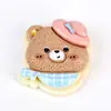 Nova Touca de Dormir Urso Acessórios de Resina Cola Creme DIY Chaveiro Artesanal Presilha de Cabelo Capa de Celular Material para Joias