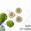 Fábrica de acessórios para joias DIY atacado 19mm liga e redondo plano acessórios de marca