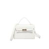 2024 Primavera e Verão Novo Textive Commuter Fashion Commuter Bolsa Cor Sólida Bolsa Simples Textive Ombro Crossbody Bolsa
