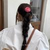 ¡El color se ha actualizado! Mejora de banda de goma ~ diadema para el cabello color rosa satinado liga para el cabello de alta elasticidad accesorios para el cabello cuerda para el cabello Flor de Corea del Sur