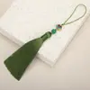 10 cm de Largo Borla Xiangyun Ruyi Oreja Colgante Ventilador Antiguo Oreja Hogar Hanfu Solapa de Presión Accesorios Colgantes Oreja