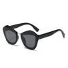Jamie 22015 Gafas de Sol Estilo Europeo y Americano de Gama Alta para Cara Pequeña Hip-Hop Ojo de Gato Gafas de Sol Irregulares Hip-Hop Europeas y Americanas