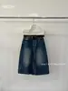 T-PLATFORM 2026 Outono Inicial Novo Jeans Americano Retrô Lavado Desgastado de Três Quartos Wide Leg 58096