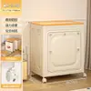 Caja de Almacenamiento Gran Capacidad Extra Grande Plegable Caja de Almacenamiento para Juguetes Ropa con Tapa Gabinete de Almacenamiento de Plástico Caja de Almacenamiento Gabinete