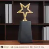 Trofeo Popular de Estrella de Cinco Puntas de Aleación de Zinc Chapado en Metal Premios Artesanía Metálica Adorno de Estrella Insignia