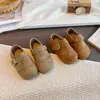 Zapatos Pequeños de Piel para Niñas 2026 Otoño Bebé Niña Zapatos Birkenstock Casuales Zapatos de Princesa Para Niños Pequeños Versátiles de Corte Bajo Suela Suave Zapatos Individuales