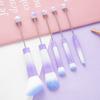 5 piezas de brochas de maquillaje con mango de metal para bricolaje, brochas para reparar trajes, brochas para rubor, brochas para corrector, brochas para sombras de ojos, brochas para cejas, venta al por mayor