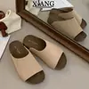 En Stock~ Versión de Piel de Vaca de Zapatillas Birkenstock Súper Suaves de Suela Gruesa para Mujer, Adecuadas para Uso Exterior en Verano, Antideslizantes, Casuales, Cómodas y Ligeras para los Pies
