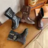 Botas longas para meninas, nova coleção primavera/outono 2026, botas estilo Martin para crianças, tamanhos médios e grandes, botas individuais para meninas pequenas, botas de montaria estilosas e da moda