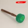 Accesorios para Cuenco Tibetano de Luna Llena, Cuenco de Oración, Accesorios para Cuenco de Terapia de Sonido, Palo Amolador, Palo de Cuero, Palo Percutor