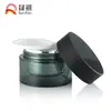 Shengqi Personalizado 50g Redondo Doble Capa Acrílico Tarro para Crema, Contenedor para Crema Facial de Mañana y Noche, Botella Multicolor para Crema de Ojos