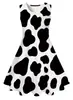 Aliexpress Vestido Sem Manga com Estampa Digital 3D de Vaca para Meninas Vestido Princesa para Meninas Verão