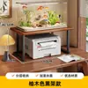 Estante para pecera de escritorio, mueble base para pecera, base de carga, estante doble para pecera, estante de almacenamiento, soporte para pecera, mueble de almacenamiento