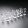 Vaso de cristal para Moutai, vaso de chupito de 10 ml, juego de decantador de licores, juego de siete piezas, diseño Feitian