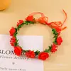 Acessórios de cabelo para noivas estilo coreano anel de cabeça estrela guirlanda de cabeça para fotos de viagem simulação tiara para cabelo de adulto atacado