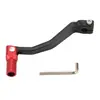 Adequado para Kawasaki Crf250L Crf300L Moto Off-Road Modificada Alavanca de Câmbio de Engrenagem de Liga de Alumínio Preto e Vermelho