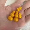 Calabaza Pequeña de Madera de Melocotonero Imitación con Agujero Recto, Calabaza Pequeña de Sándalo Negro, Calabaza Pequeña de Sándalo Rojo Sangre, Accesorios para Joyería DIY, Artesanías de Madera