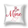 Fronha de Travesseiro Casa Almofada Sofá Mesa de Cabeceira Decoração Foto de Amor Almofada Rosa Fronha Estampada Dia dos Namorados