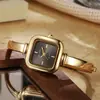 Reloj Pulsera Cuadrado Pequeño de Moda Transfronterizo Exquisito Reloj Pequeño para Dama Simple de Alto Valor Reloj de Pulsera de Cuarzo