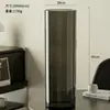 Vaso Anti-Queda de Acrílico para Hidroponia, Arranjo de Flores, Bambu da Sorte, Vaso Reto Transparente de Acrílico para Flores Frescas, Decoração para Sala de Estar, Pequeno