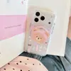 Patrón de Dibujo Animado de Oso Adecuado para Funda de Teléfono iPhone 18promax Apple 17 Linda 16 Soporte 15 Magnético