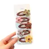 Presilhas de Cabelo Flor de Lã Outono e Inverno para Meninas, Presilhas para Franja, Grampos de Cabelo, Presilhas para Testa, Presilhas BB, Pequenos Acessórios de Cabelo para Meninas